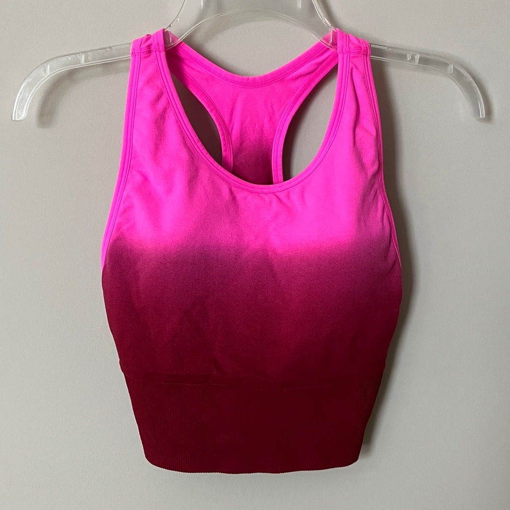 Pink Active Sports Bra